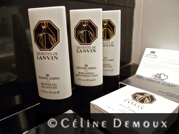 Hotel Mac Mahon Paris produits sdb lanvin